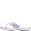 CLARKS WOMENS FLAT SLIP ON SANDAL - LAVENDER